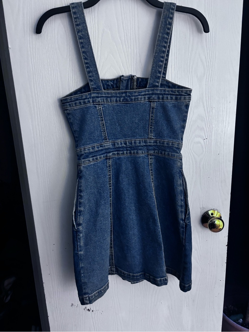 wild fable Blue Denim Zip-Front Mini Dress - Picture 3 of 3